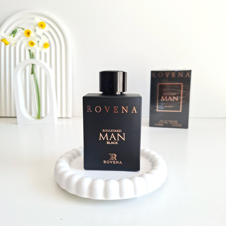ادکلن مردانه شرکت روونا مدل من بلک رایحه بولگاری من این بلک حجم 100 میل