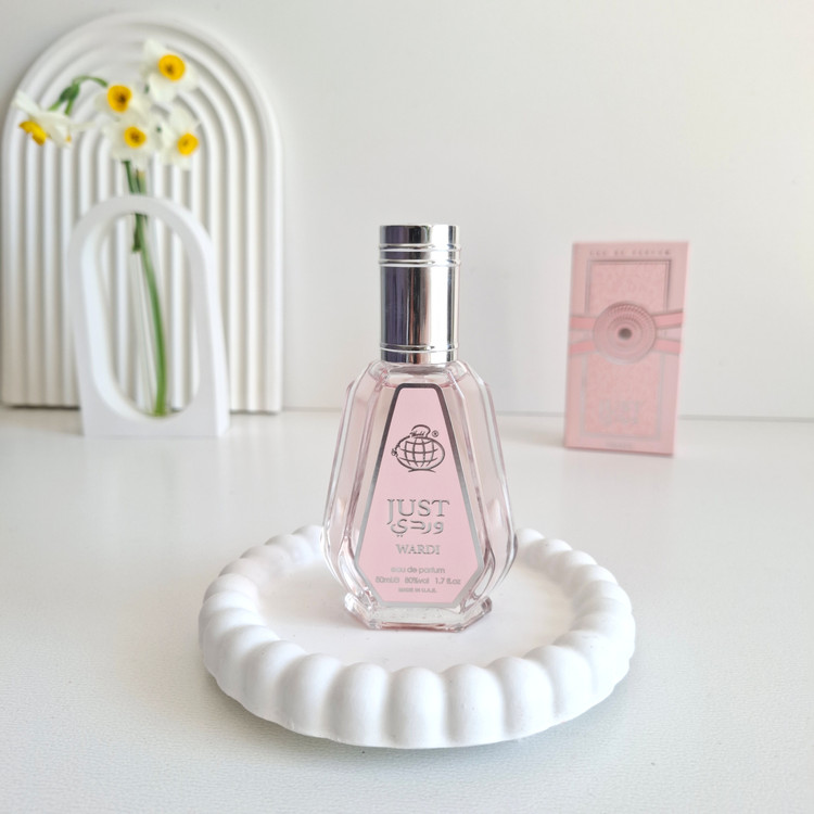 ادکلن جیبی زنانه شرکت فرگرانس مدل وردی رایحه یاراصورتی حجم 50 میل