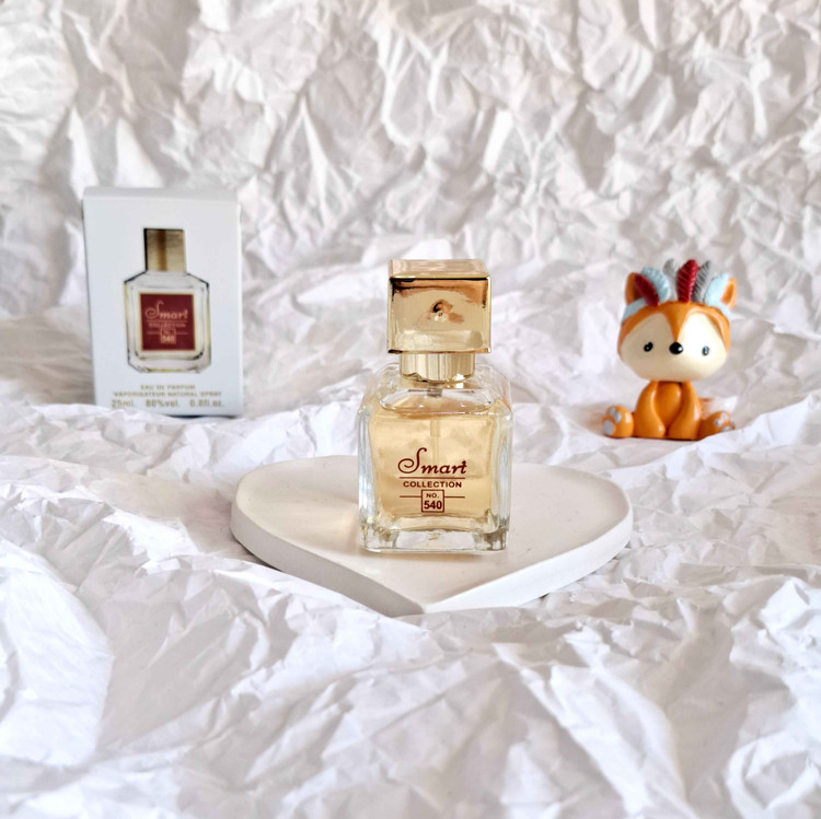 ادکلن مینیاتوری برند اسمارت مدل باکارات رژ سفید کد 540 حجم 25 میل