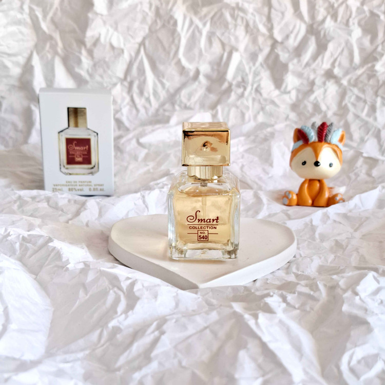 ادکلن مینیاتوری برند اسمارت مدل باکارات رژ سفید کد 540 حجم 25 میل