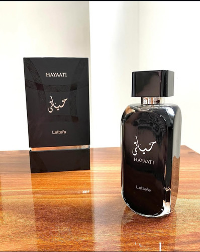 ادکلن مردانه زنانه شرکت لطافه مدل حیاتی مشکی حجم 100 میل