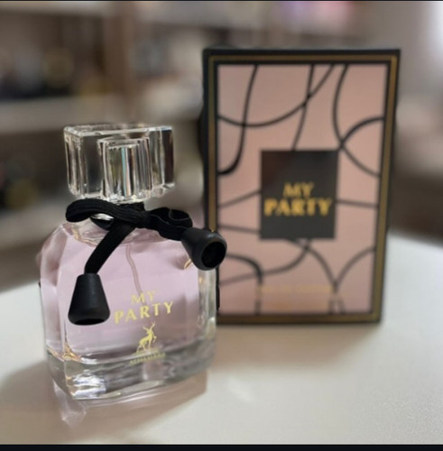 ادکلن زنانه شرکت الحمبرا مدل مای پارتی مشابه ایو سن لورن مون پاریس حجم 100 میل