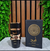 ادکلن مردانه زنانه شرکت لطافه مدل اسد مشکی حجم 100 میل