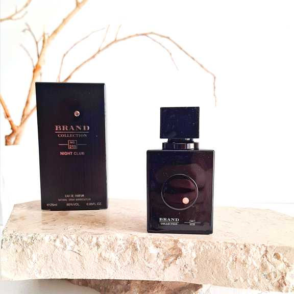 ادکلن مینیاتوری برند کالکشن کد 215 رایحه کلاب د نایت اینتنس حجم 25 میل