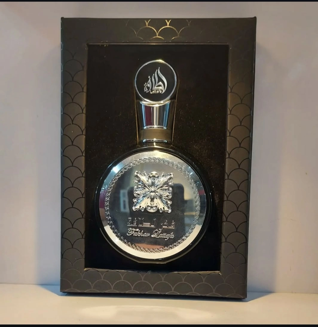 ادکلن مردانه شرکت لطافه مدل فخر نقره ای حجم 100 میل