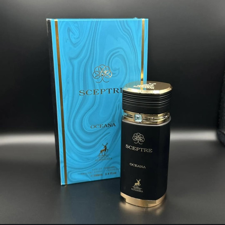 ادکلن مردانه شرکت الحمبرا مدل سپتر اوشیانا رایحه بولگاری له جم اوروم حجم 100 میل