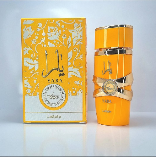 ادکلن زنانه شرکت لطافه مدل یارا توس(نارنجی) حجم 100 میل
