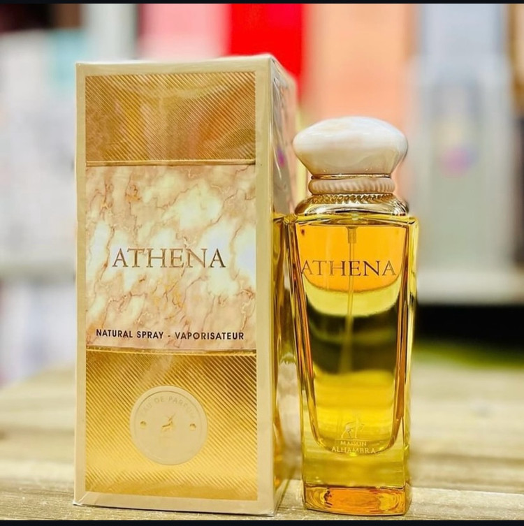 ادکلن زنانه شرکت الحمبرا مدل اتنا رایحه باربری گادس حجم 100 میل