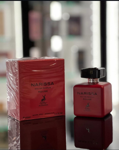 ادکلن زنانه شرکت الحمبرا رایحه ناریسیس رودریگرز رژ حجم 100 میل