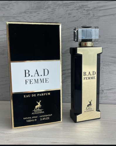 ادکلن زنانه شرکت الحمبرا مدل بد فمه رایحه گود گرل حجم 100 میل