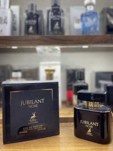 ادکلن زنانه شرکت الحمبرا مدل جوبیلانت نویر رایحه ورساچه کریستال نویر حجم 100 میل