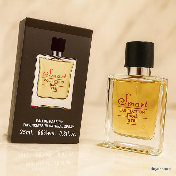 ادکلن مینیاتوری برند اسمارت کد 275 رایحه تق هرمس حجم 25 میل