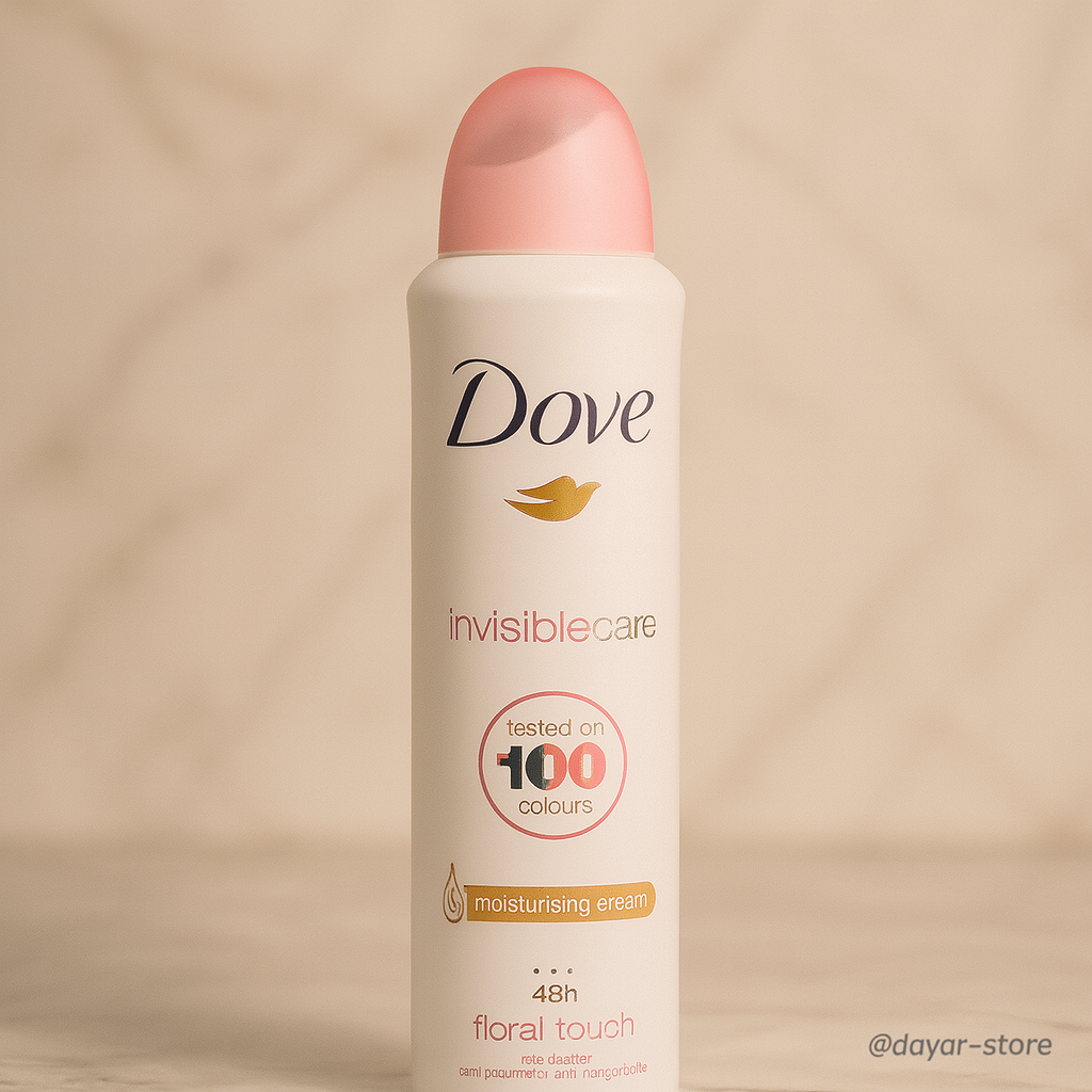 اسپری ضد تعریق زنانه داو مدل Invisible Care Floral Touch حجم 250 میلی لیتر