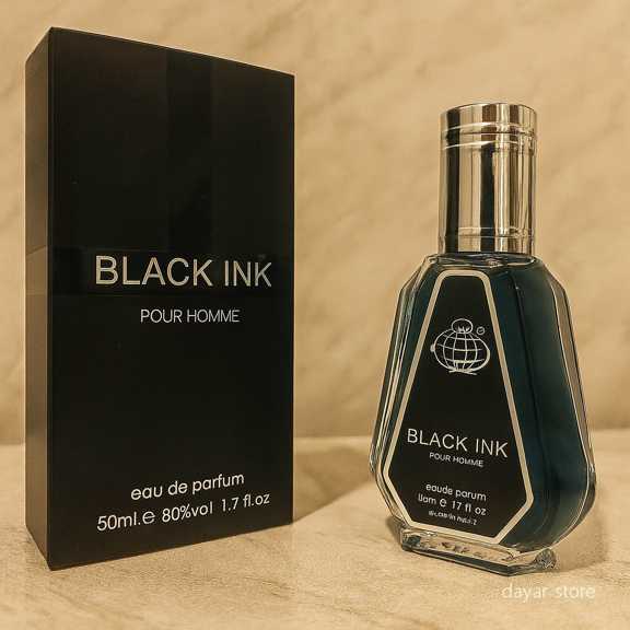 ادکلن جیبی برند فرگرانس مدل بلک اینک رایحه لالیک انکر نویر حجم 50 میل