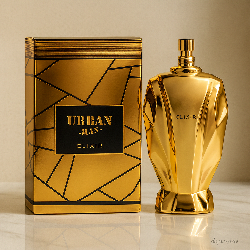 ادکلن مردانه شرکت فرگرانس مدل اوربان من الکسیر رایحه ژان پل گوتیه له میل الکسیر حجم 90 میل