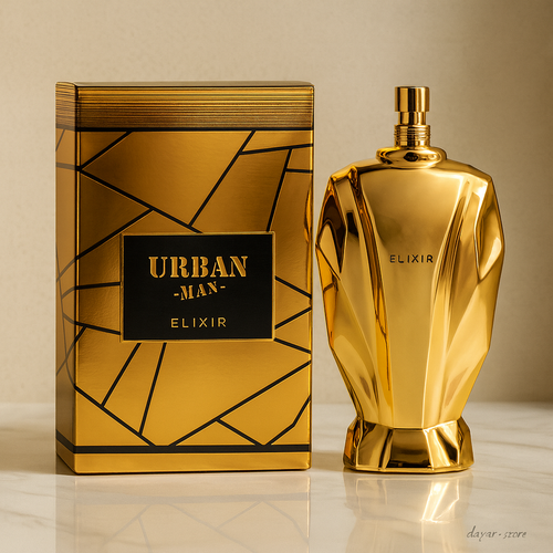 ادکلن مردانه شرکت فرگرانس مدل اوربان من الکسیر رایحه ژان پل گوتیه له میل الکسیر حجم 90 میل