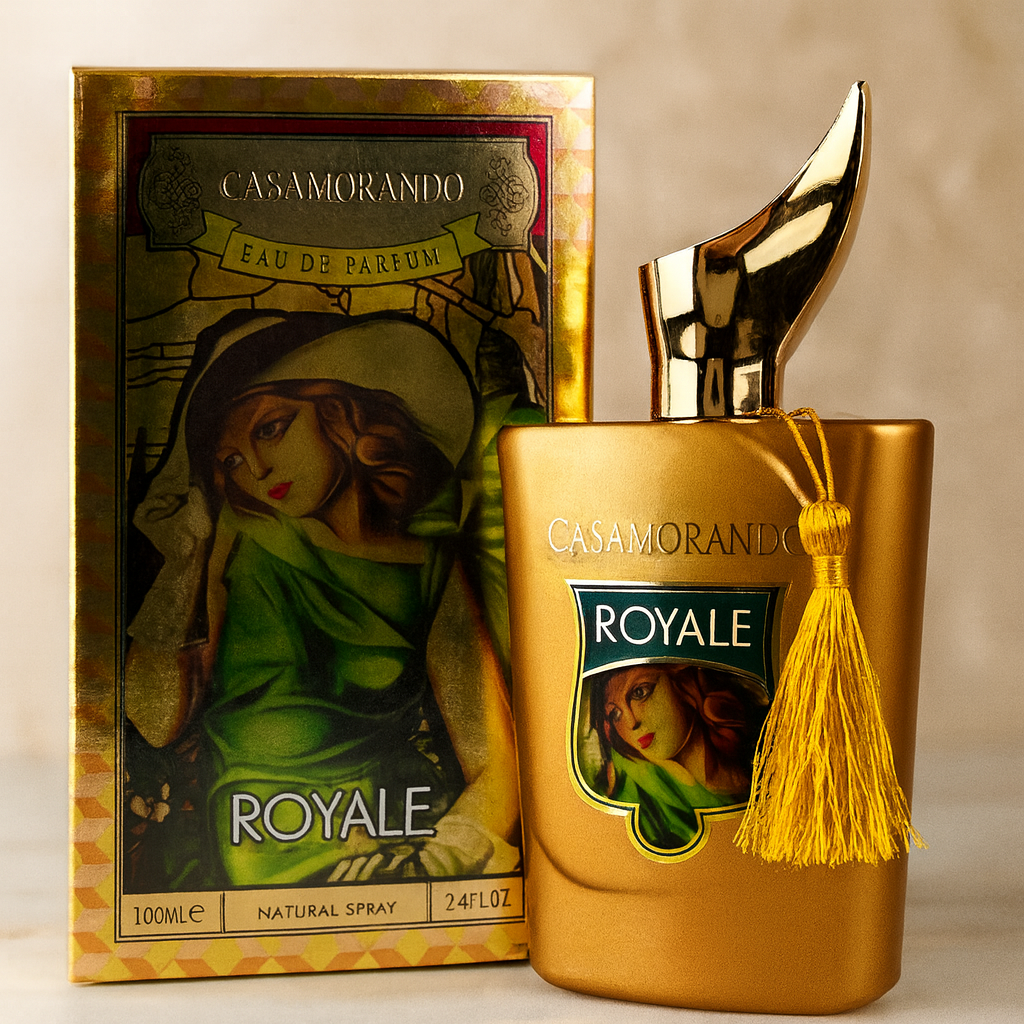 ادکلن زنانه برند فرگرانس مدل کازامورانو رویال رایحه کازاموراتی لیرا حجم 100 میل