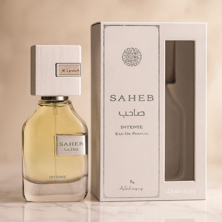 ادکلن شرکت ارض الزعفران مدل صاحب سفید اینتنس حجم 70 میل