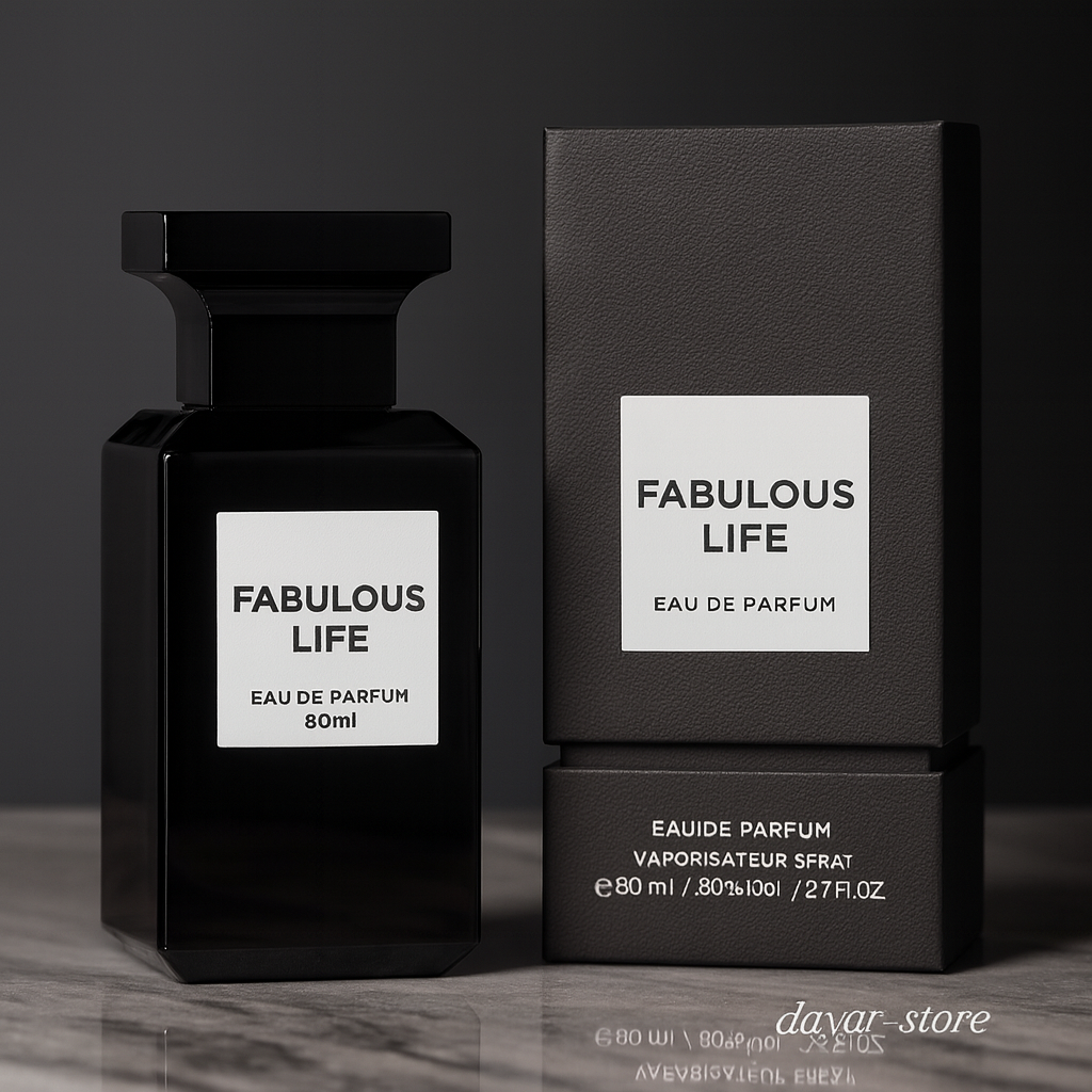 ادکلن مردانه شرکت فرگرانس مدل فابیولس لایف رایحه تام فورد فابیولس حجم 80 میل