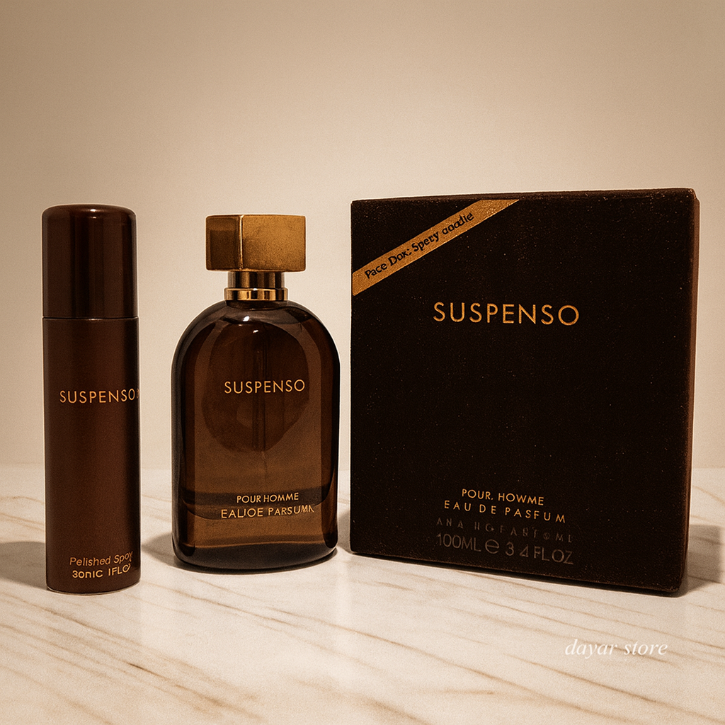 ادکلن مردانه برند فرگرانس مدل سوسپنسو رایحه دلچه گابانا اینتنسو حجم 100 میل