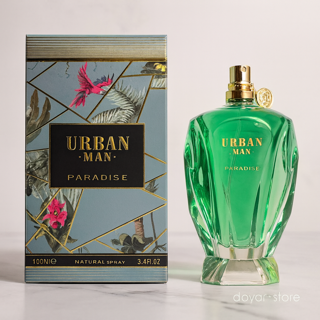 ادکلن مردانه شرکت فرگرانس مدل اوربان من پارادایس رایحه ژان پل گوتیه له بو پارادایس گاردن حجم 90 میل