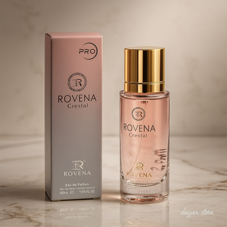 ادکلن جیبی برند روونا رایحه ورساچه کریستال برایت صورتی حجم 30 میل