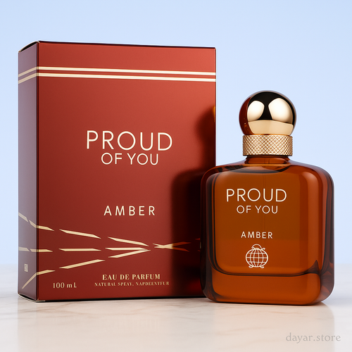 ادکلن مردانه زنانه برند فرگرانس مدل پراد اف یو امبر رایحه استرانگر ویت یو امبر حجم 100 میل