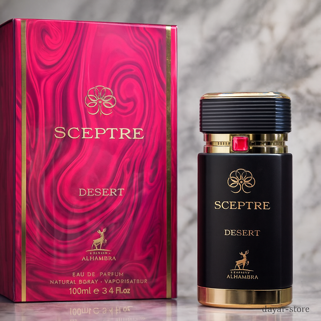 ادکلن زنانه برند الحمبرا مدل سپتر دیزرت رایحه بولگاری له جم ساهاری حجم 100 میل