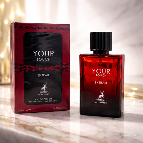 ادکلن مردانه برند الحمبرا مدل یورتاچ اکستریت رایحه استرانگ ویت یو اینتنس حجم 100 میل