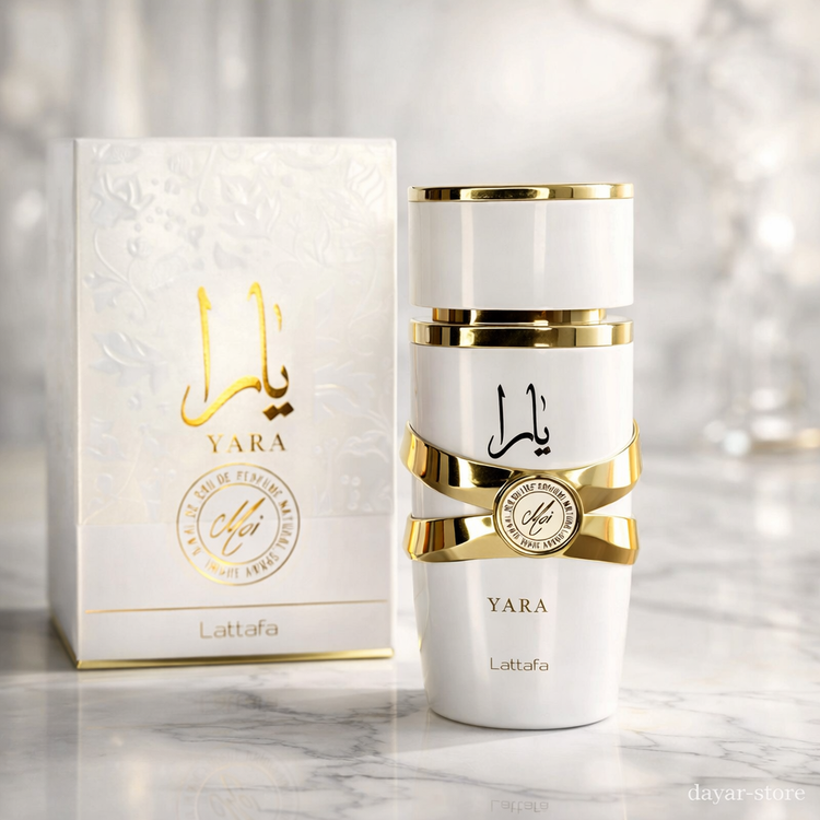 ادکلن زنانه شرکت لطافه مدل یارا موی (سفید) حجم 100 میل