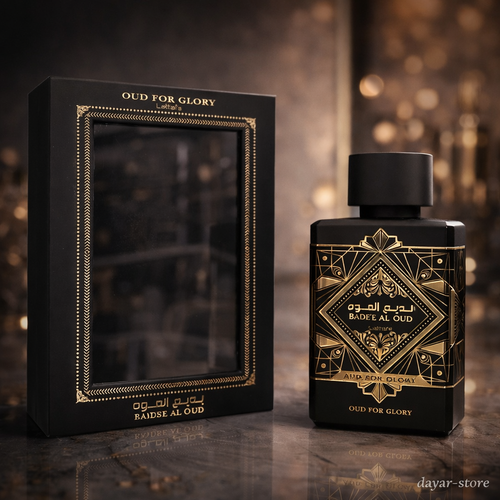 ادکلن مردانه زنانه شرکت لطافه مدل بدیع العود حجم 100 میل