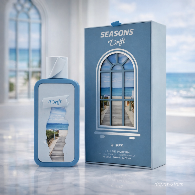 ادکلن مردانه برند ریفز مدل سیزن دریفت رایحه بلو شنل ل اکسکلوسیو حجم 100 میل